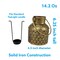 Tealight Candle Stand Gold Iron Incense Holder Antique Style Dhuni Burner Mess Free Cone Holder Housewarming Gift Dhoop Organiser for Home Office Decor Diwali Decoration